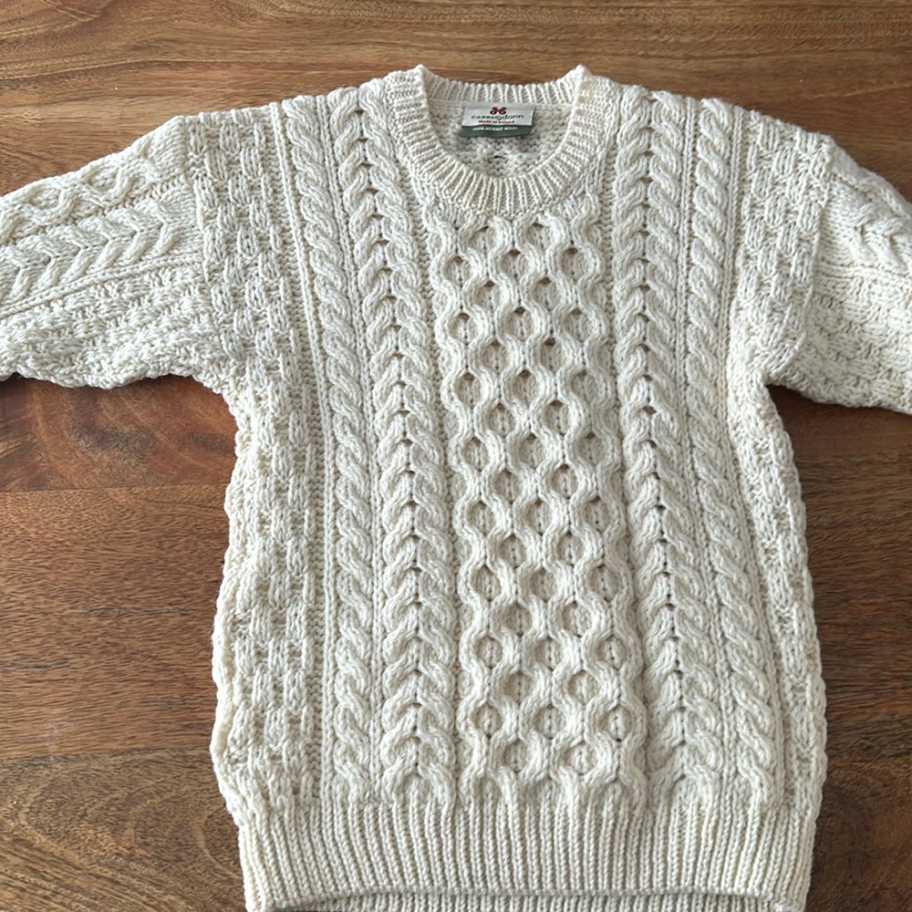 Carraigdonn kids merino wool sweater - Picture 1 of 4